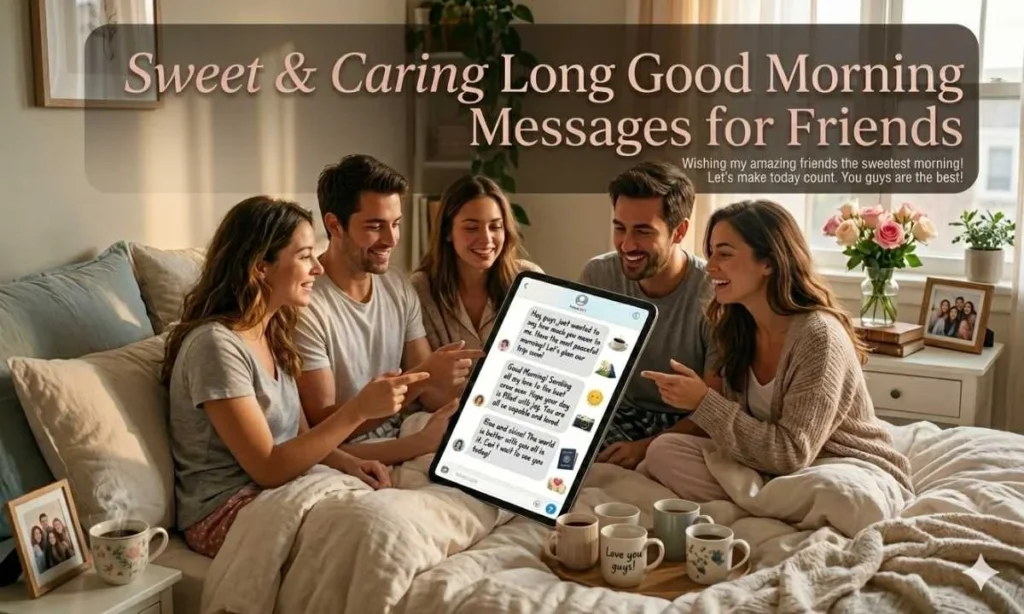 Sweet & Caring Long Good Morning Messages for Friends
