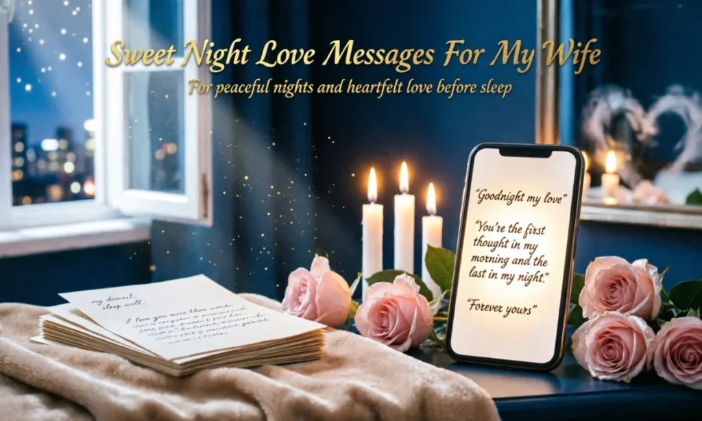 Sweet Night Love Messages For My Wife