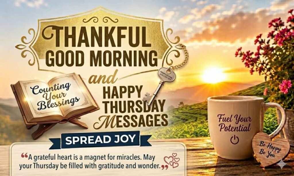 Thankful Good Morning and Happy Thursday Messages