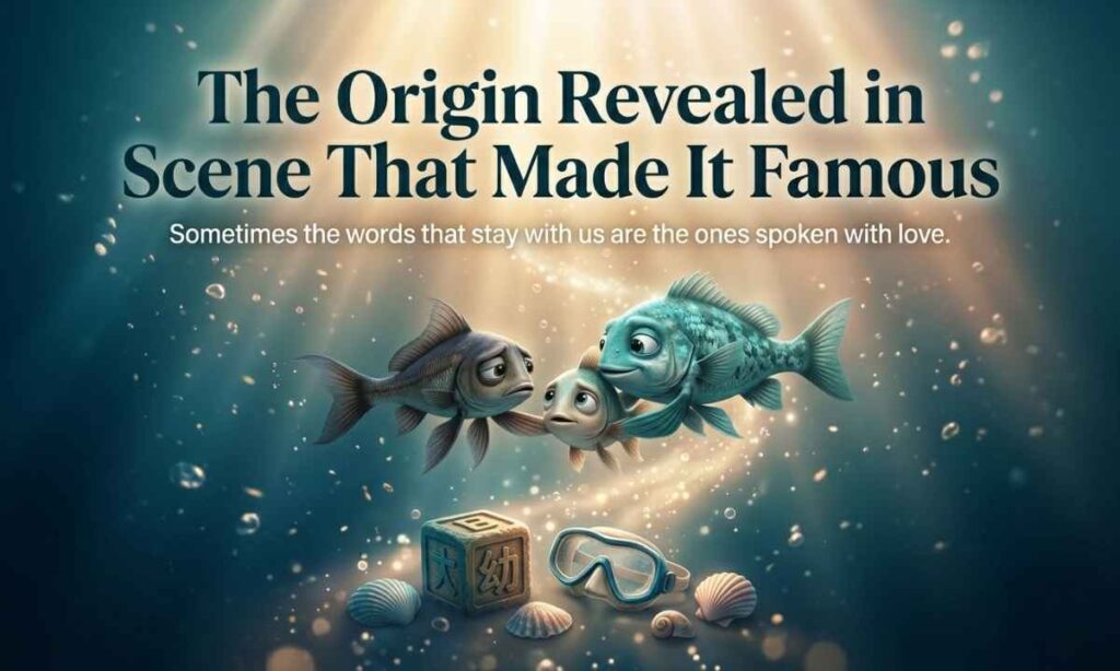 The Origin Revealed in Finding Dory