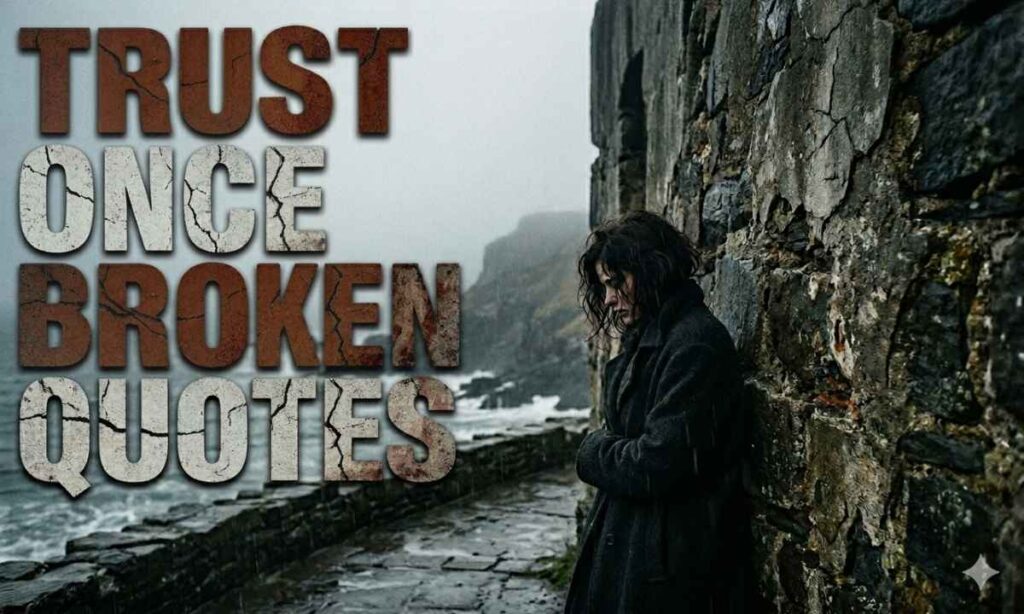 Trust Once Broken Quotes
