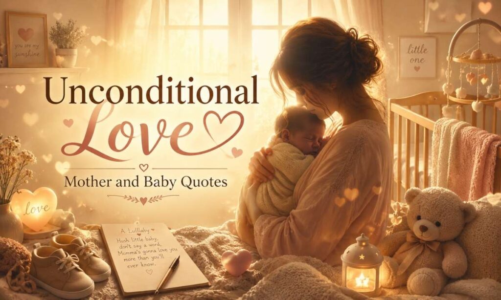 Unconditional Love Mother and Baby Quotes