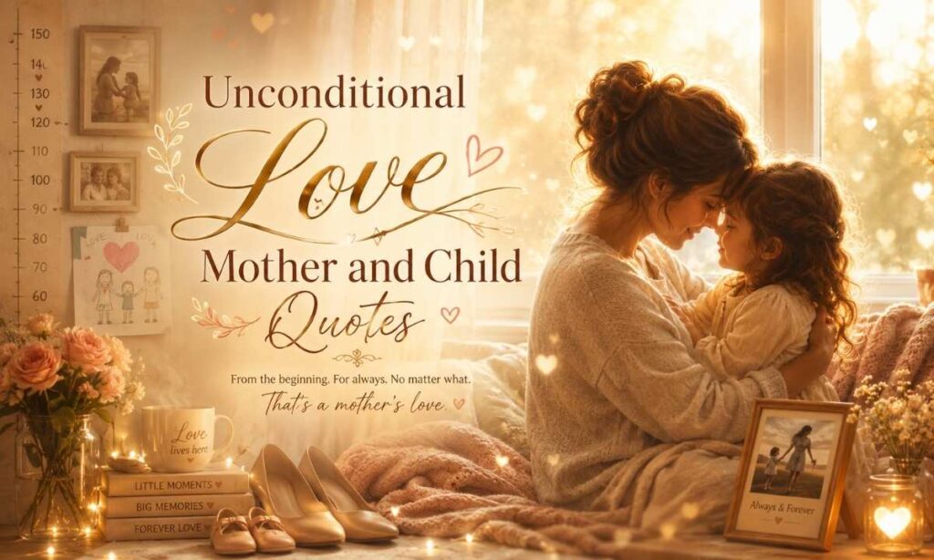 Unconditional Love Mother and Child Quotes