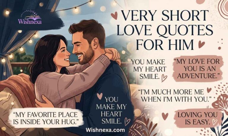 Very Short Love Quotes for Him