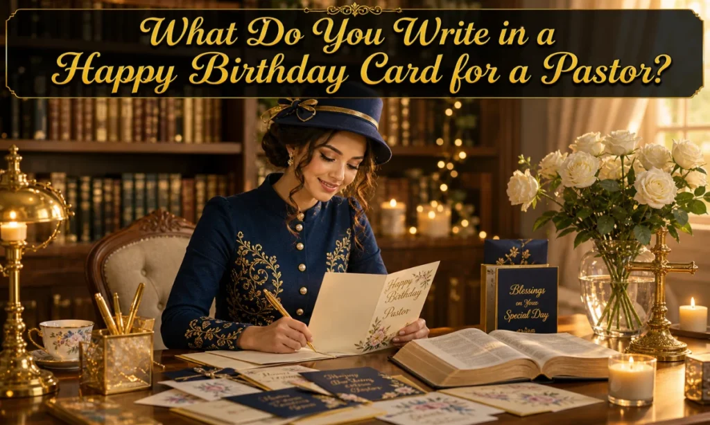 What Do You Write in a Happy Birthday Card for a Pastor?