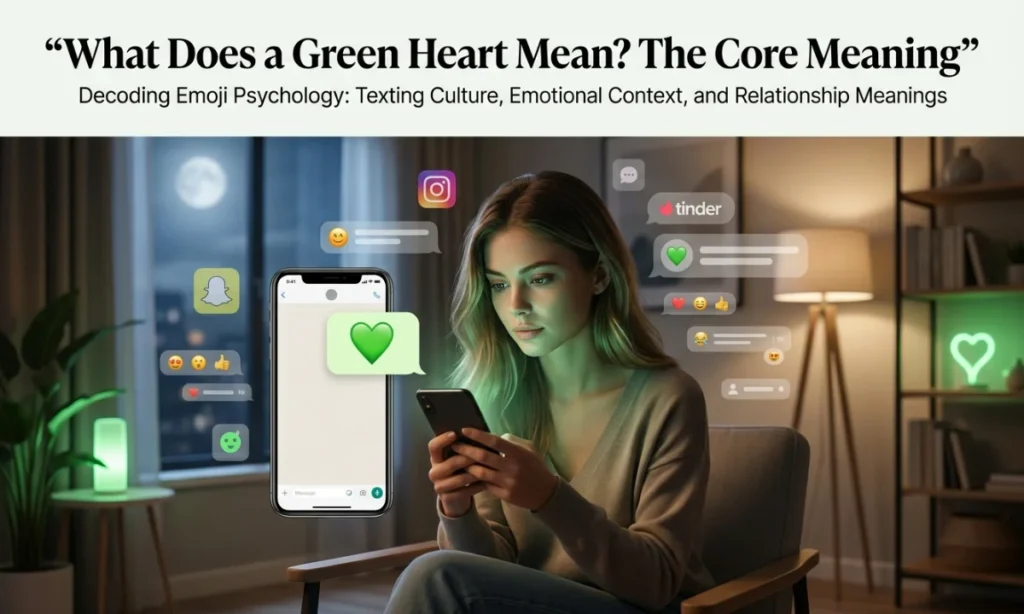 What Does a Green Heart Mean? The Core Meaning