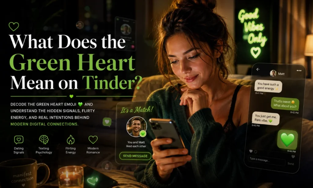 What Does the Green Heart Mean on Tinder