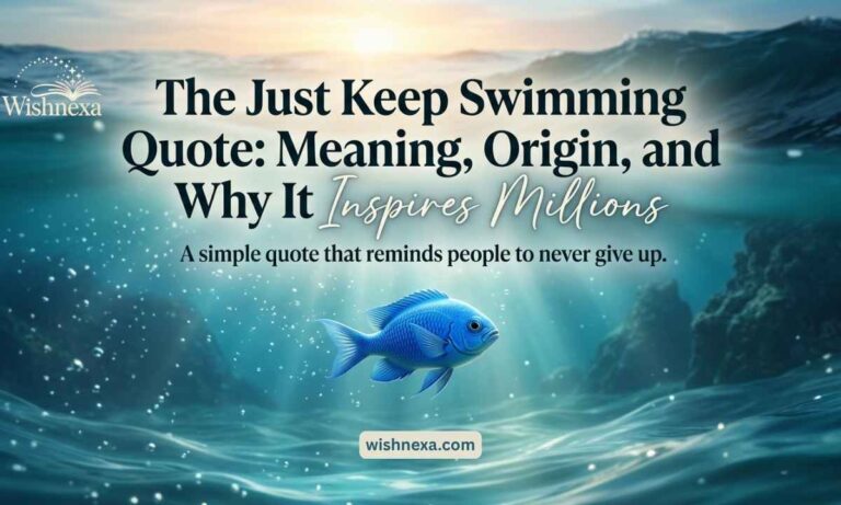 just keep swimming quote