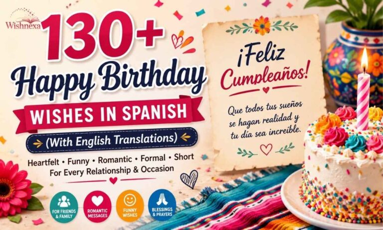 130+ Happy Birthday Wishes in Spanish (With English Translations)