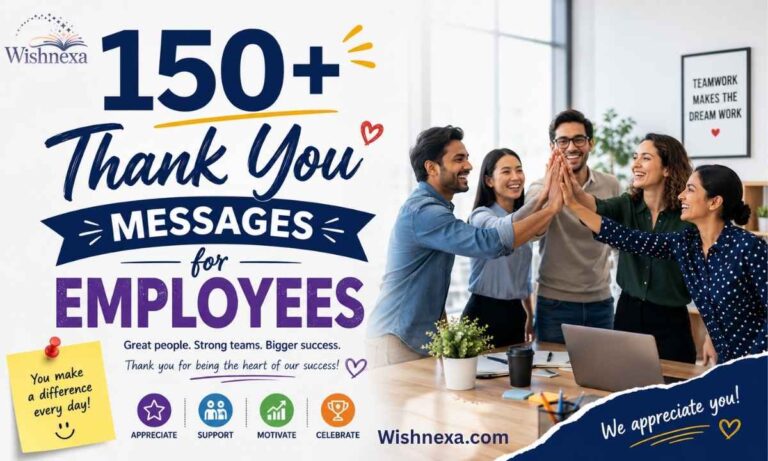 150+ Thank You Messages for Employees