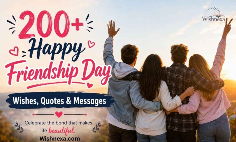 200+ Happy Friendship Day Wishes, Quotes & Messages