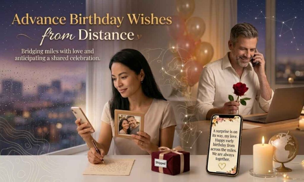Advance Birthday Wishes from Distance
