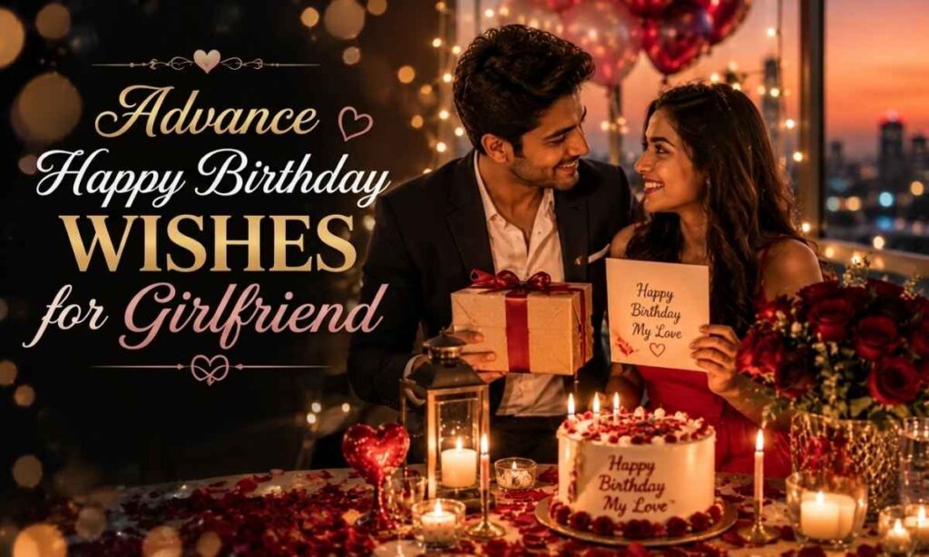 Advance Happy Birthday Wishes for Girlfriend