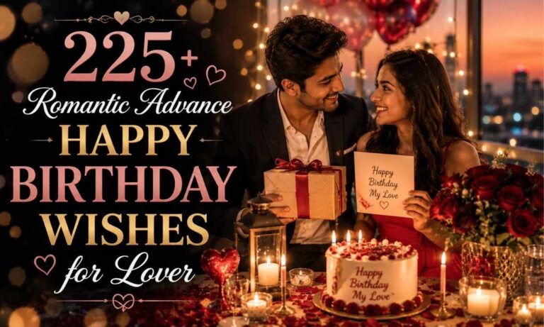 Advance Happy Birthday Wishes for Lover