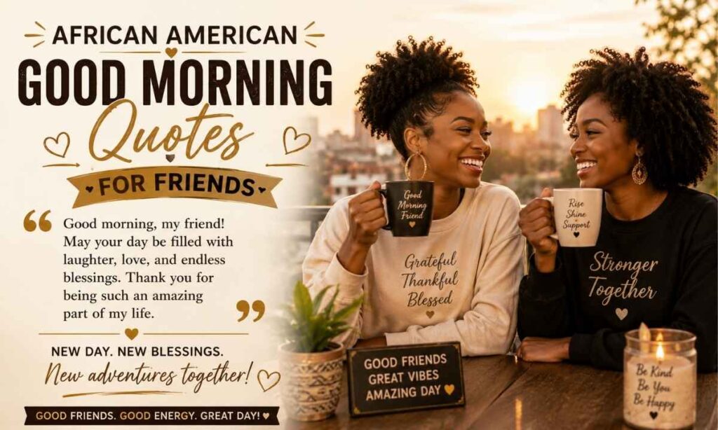 African American Good Morning Quotes for Friends