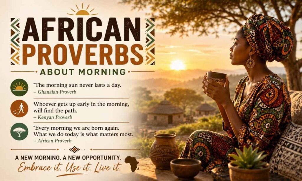 African Proverbs About Morning