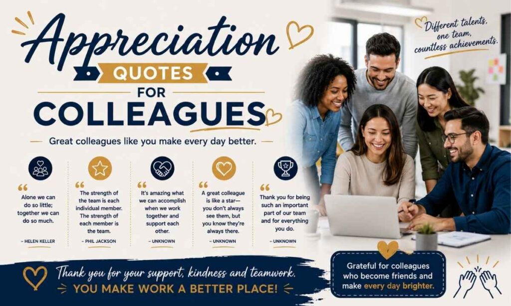Appreciation Quotes for Colleagues