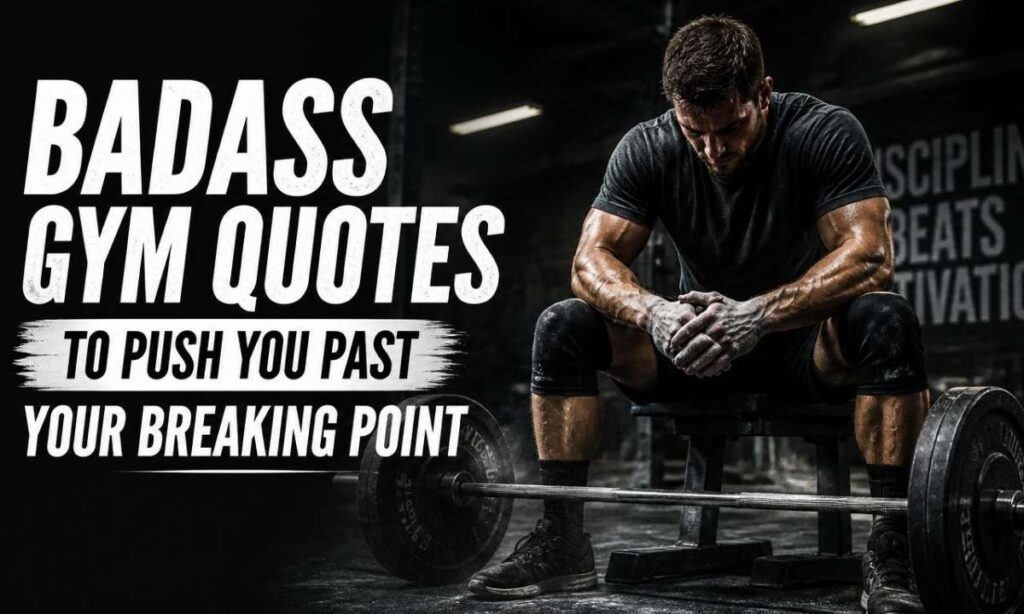 Badass Gym Quotes to Push You Past Your Breaking Point
