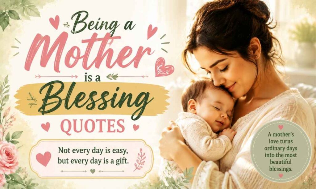 Being Mother is a Blessing Quotes