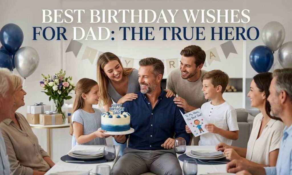 Best Birthday Wishes for Dad: The True Hero