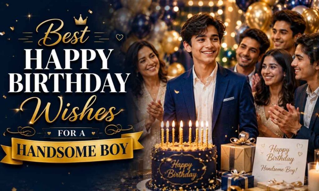Best Happy Birthday Wishes for a Handsome Boy