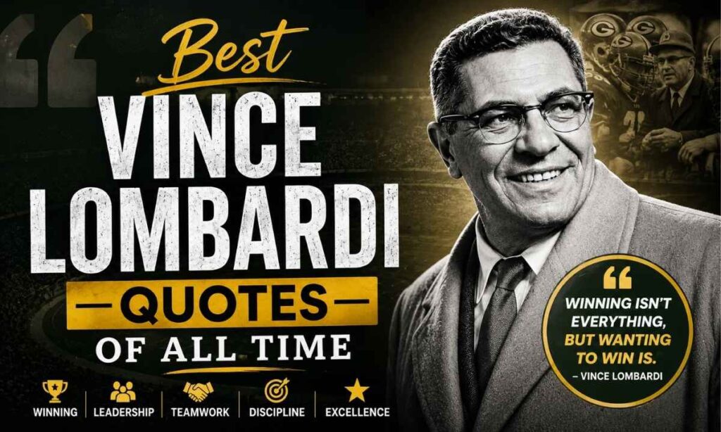 Best Vince Lombardi Quotes of All Time