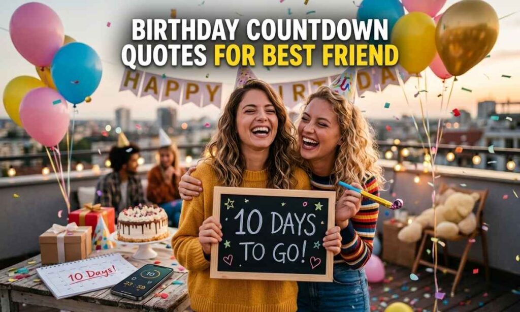 Birthday Countdown Quotes for Friend