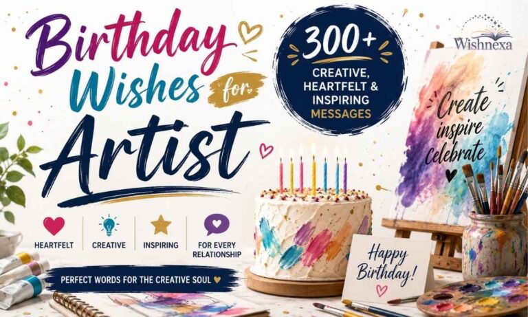 Birthday Wishes for Artist