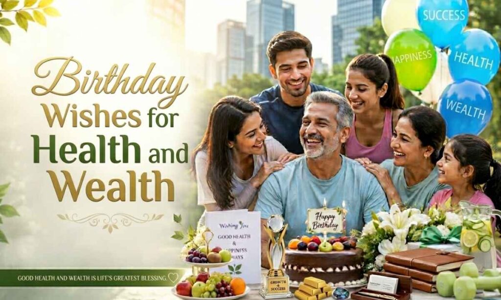 Birthday Wishes for Health and Wealth