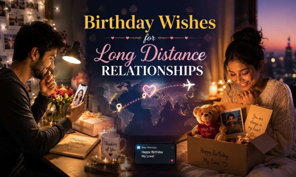 Birthday Wishes for Long Distance Relationships