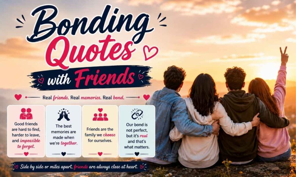 Bonding Quotes with Friends