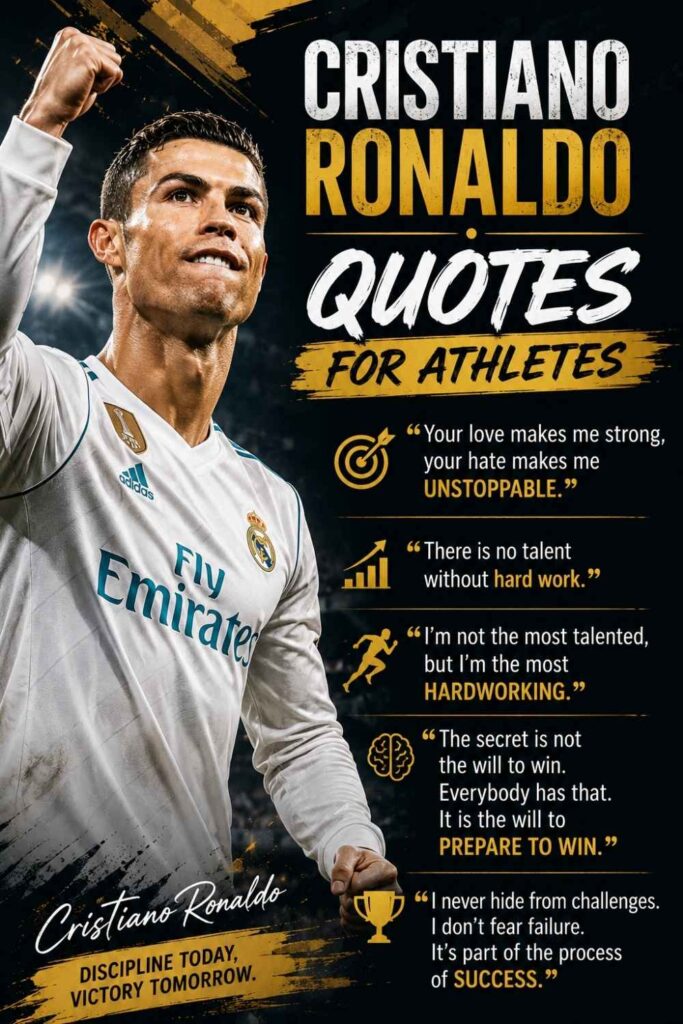 Cristiano Ronaldo Quotes for athletes