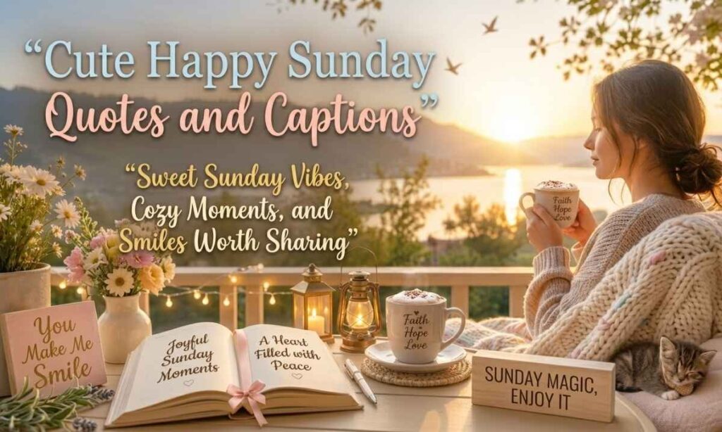 Cute Happy Sunday Quotes and Captions