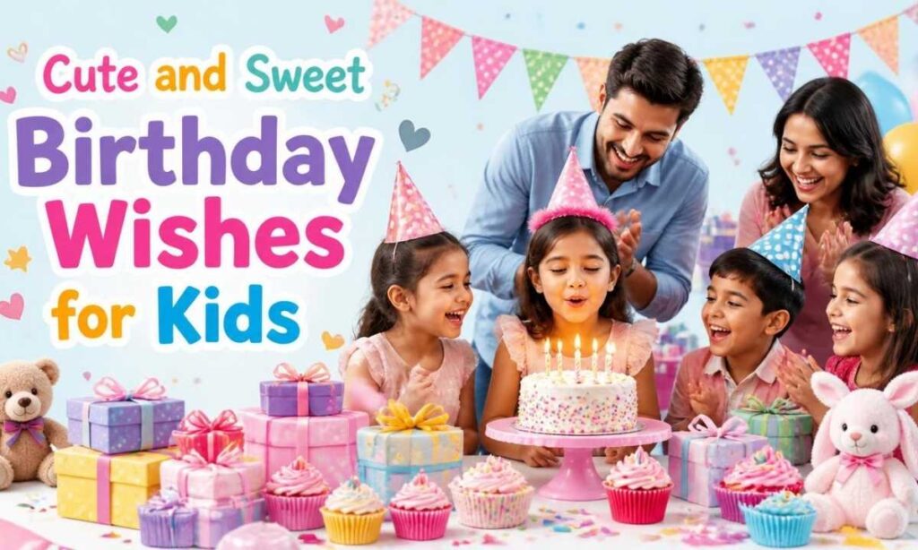 Cute and Sweet Birthday Wishes for Kids