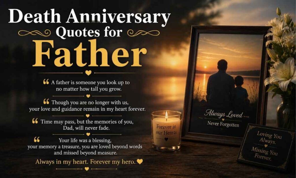 Death Anniversary Quotes for Father