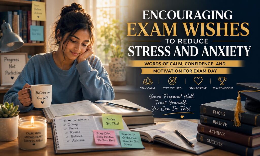 Encouraging Exam Wishes to Reduce Stress and Anxiety