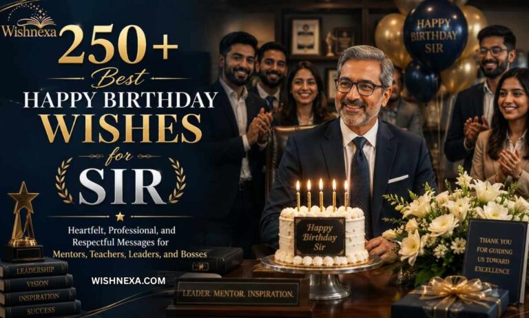 Happy Birthday Wishes for Sir