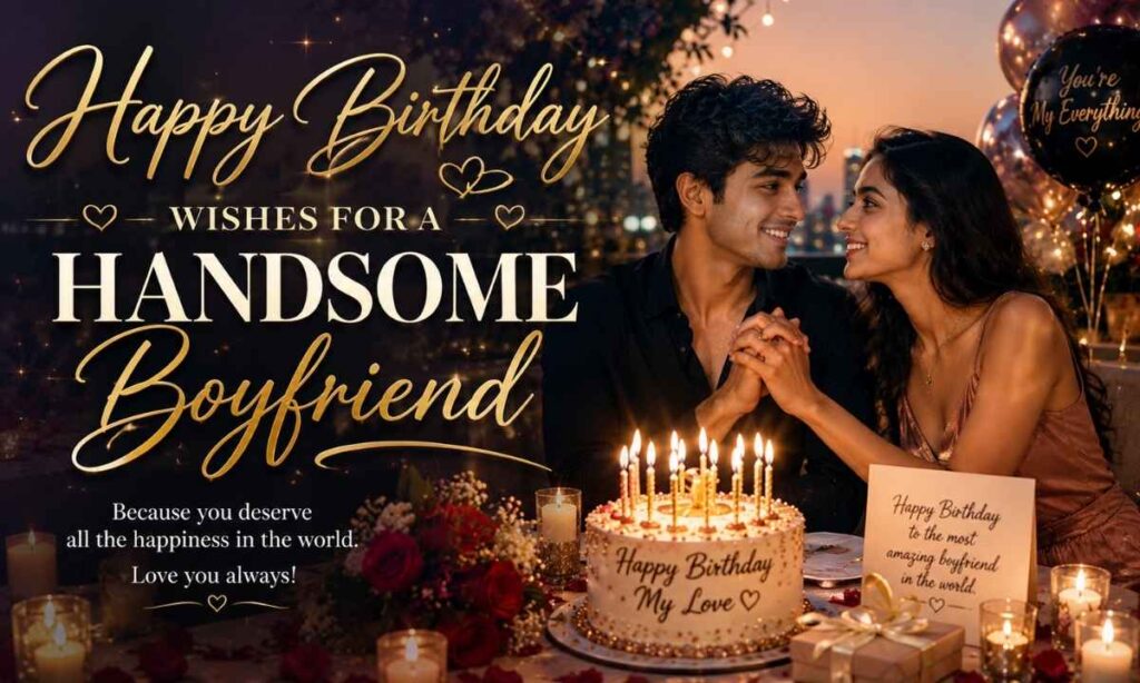 Happy Birthday Wishes for a Handsome Boyfriend