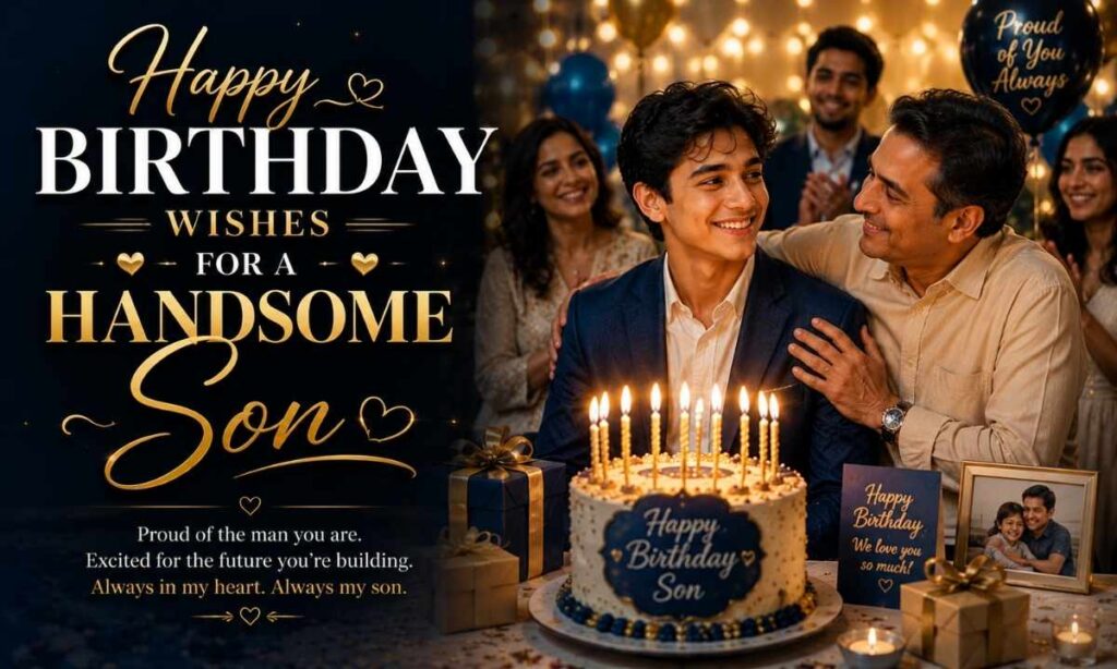 Happy Birthday Wishes for a Handsome Son