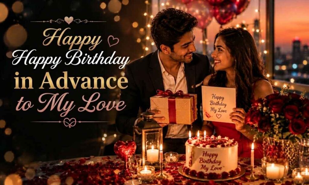 Happy Birthday in Advance to My Love