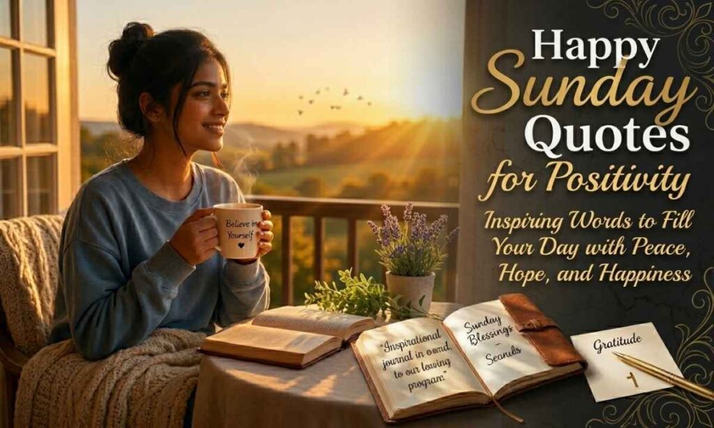 Happy Sunday Quotes for Positivity