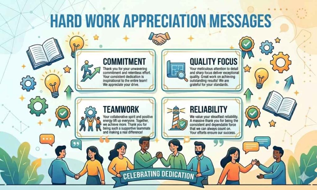 Hard Work Appreciation Messages