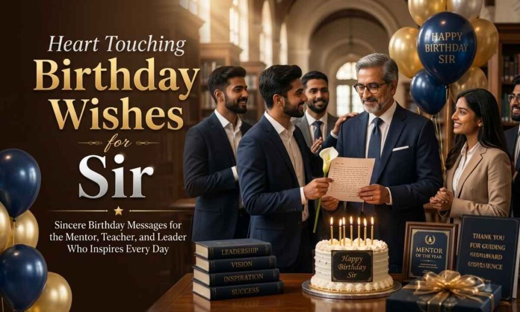 Heart Touching Birthday Wishes for Sir