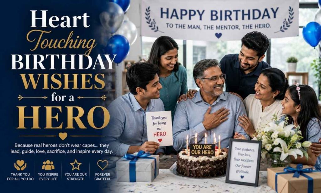 Heart Touching Birthday Wishes for a Hero