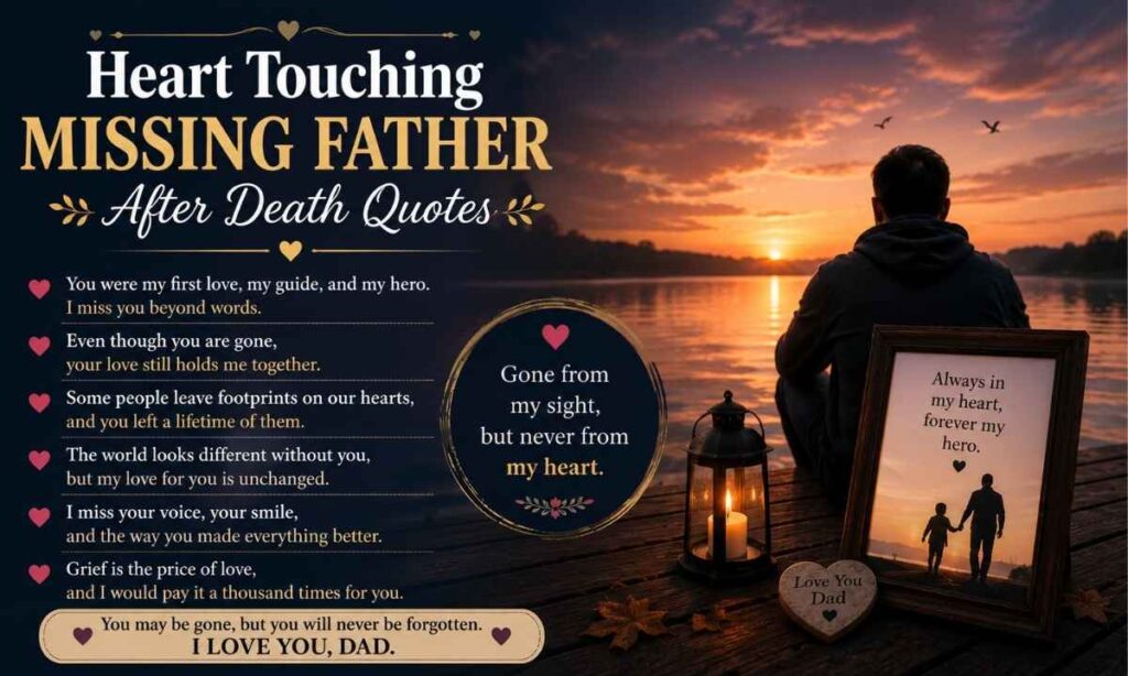 Heart Touching Missing Father After Death Quotes