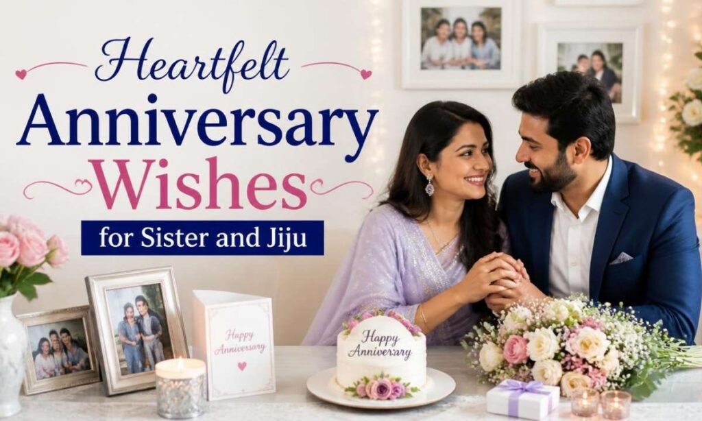 Heartfelt Anniversary Wishes for Sister and Jiju