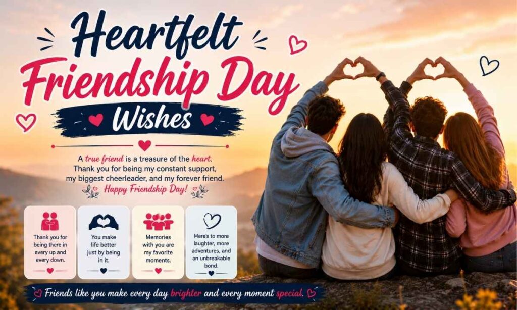 Heartfelt Friendship Day Wishes