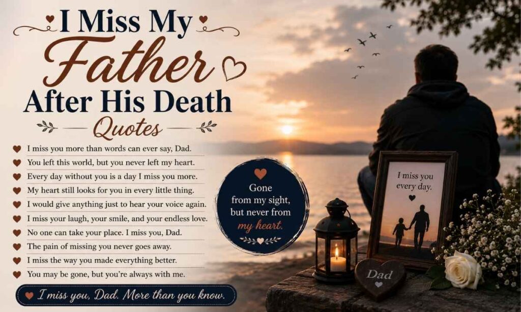 I Miss My Father After His Death Quotes