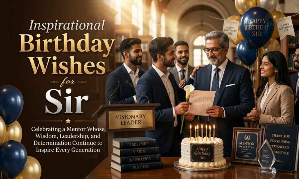 Inspirational Birthday Wishes for Sir