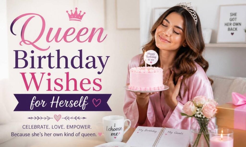 Queen Birthday Wishes for Herself